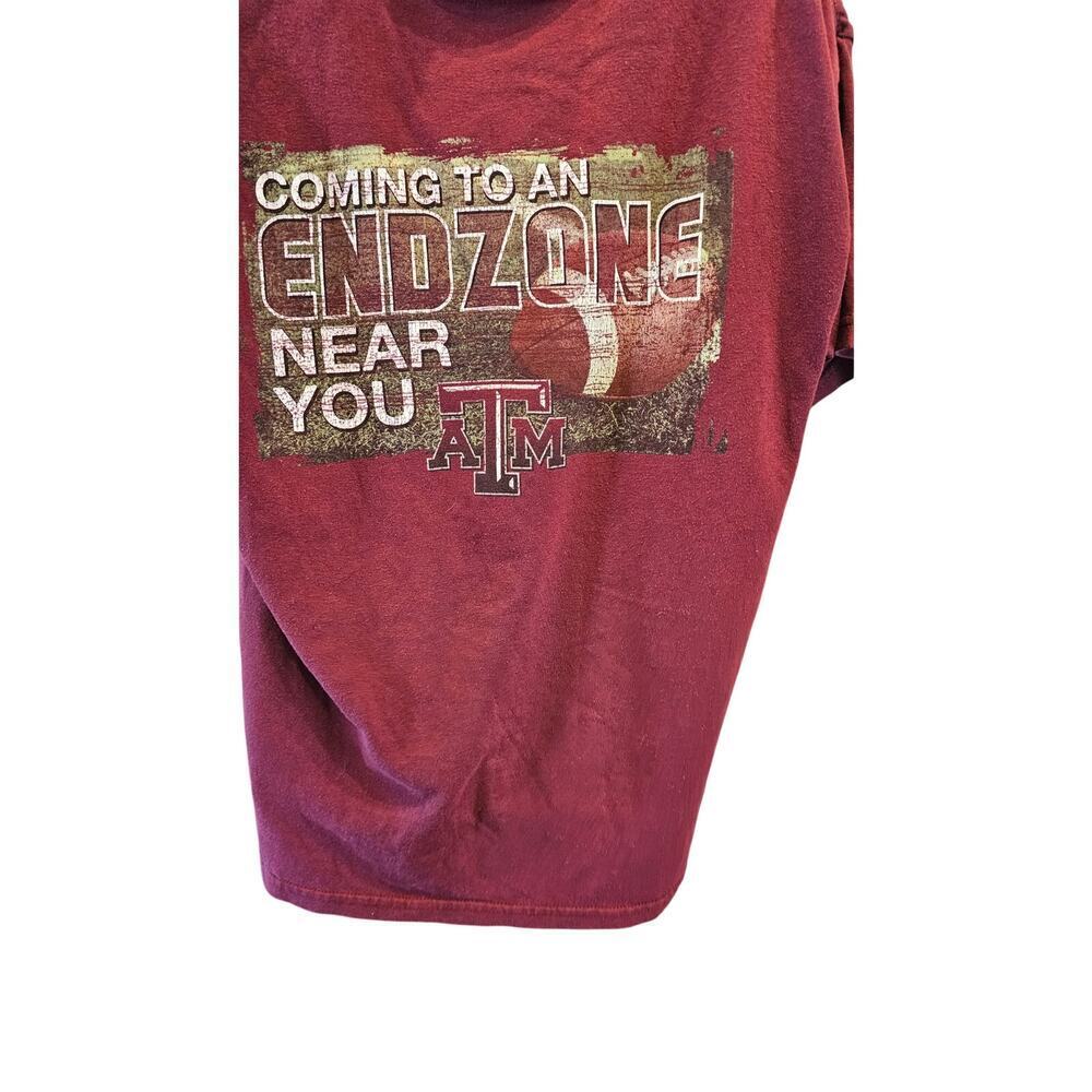Youth Medium Texas A&M aggies maroon gig em game day top shirt casual children ^
